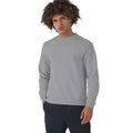 Heather Grey - Back - B&C Mens Set In Sweatshirt