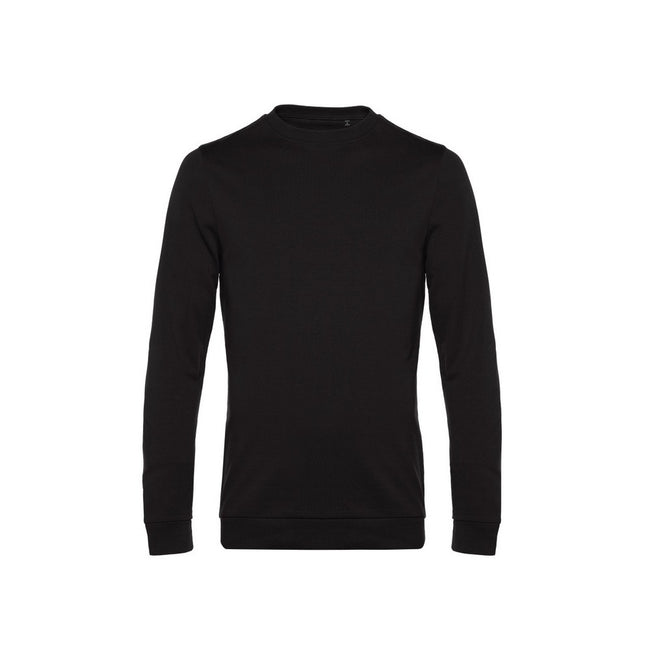 Black Pure - Front - B&C Mens Set In Sweatshirt