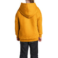 Gold - Side - Gildan Heavy Blend Childrens Unisex Hooded Sweatshirt Top - Hoodie