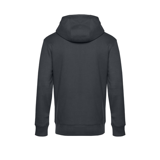 Asphalt - Back - B&C Mens King Zipped Hooded Sweat