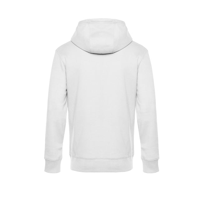 White - Back - B&C Mens King Zipped Hooded Sweat