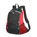 Black-Red - Front - Shugon Adults Unisex Chester Backpack