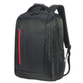 Black-Red - Front - Shugon Adults Unisex Kiel Laptop Backpack