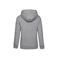 Heather Grey - Back - B&C Womens-Ladies Queen Hoody