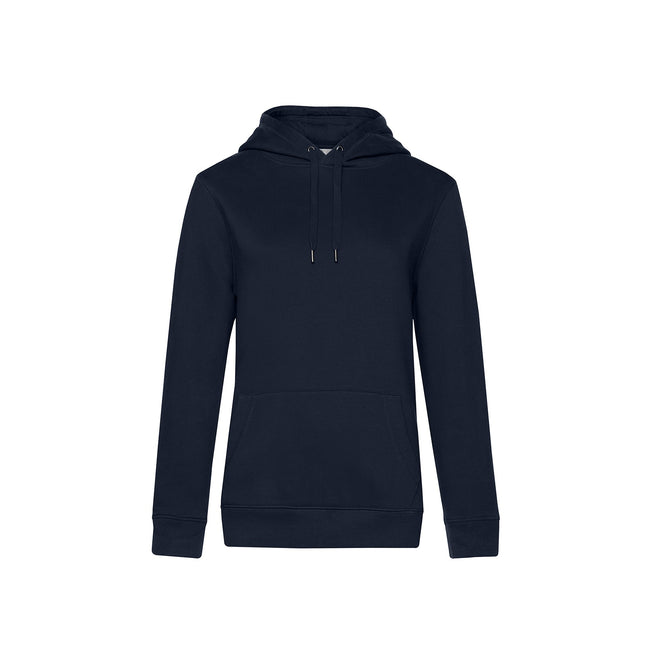 Navy Blue - Front - B&C Womens-Ladies Queen Hoody