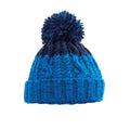 Azure Blue-Oxford Navy - Back - Beechfield Unisex Adult Apres Beanie