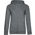 Mid Grey Heather - Front - B&C Womens-Ladies Queen Hoodie