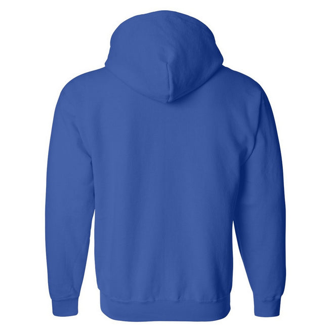 Royal - Back - Gildan Heavy Blend Unisex Adult Full Zip Hooded Sweatshirt Top