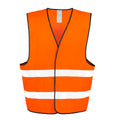 Fluorescent Orange - Front - Result Unisex Adult High-Vis Reflective Vest
