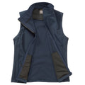 Navy - Front - Result Womens-Ladies Softshell Body Warmer