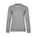 Grey Heather - Front - B&C Womens-Ladies Set-in Sweatshirt