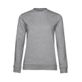 Grey Heather - Front - B&C Womens-Ladies Set-in Sweatshirt