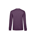 Purple Heather - Back - B&C Womens-Ladies Set-in Sweatshirt