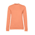 Light Orange - Front - B&C Womens-Ladies Set-in Sweatshirt