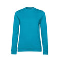 Bermuda Blue - Front - B&C Womens-Ladies Set-in Sweatshirt