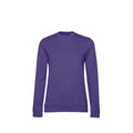 Radiant Purple - Front - B&C Womens-Ladies Set-in Sweatshirt