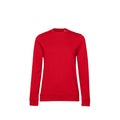 Red - Front - B&C Womens-Ladies Set-in Sweatshirt
