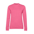 Light Pink - Front - B&C Womens-Ladies Set-in Sweatshirt