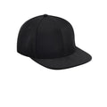 Black - Front - Beechfield Unisex Adult Two Tone Baseball Cap