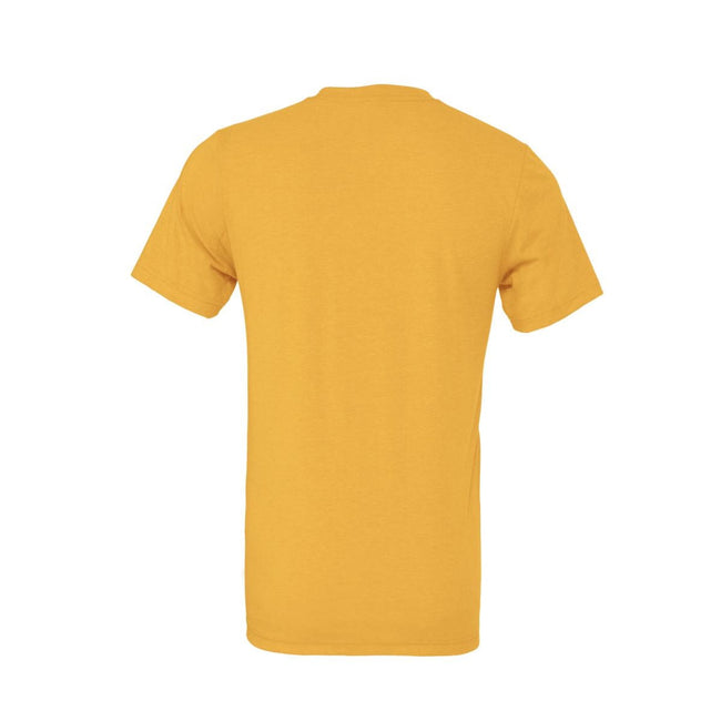 Golden Yellow Heather - Back - Bella + Canvas Unisex Adult T-Shirt
