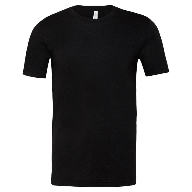 Black Heather - Front - Bella + Canvas Unisex Adult T-Shirt