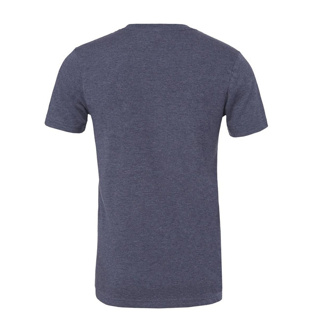 Navy Heather - Back - Bella + Canvas Unisex Adult T-Shirt
