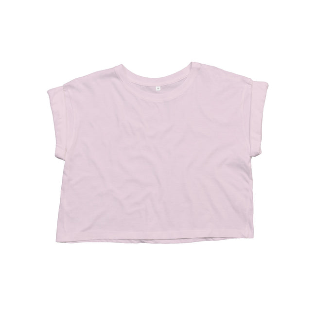 Soft Pink - Front - Mantis Womens-Ladies Crop Top