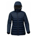 Navy-Graphite - Front - Stormtech Womens-Ladies Stavanger Thermal Padded Jacket