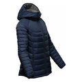 Navy-Graphite - Side - Stormtech Womens-Ladies Stavanger Thermal Padded Jacket