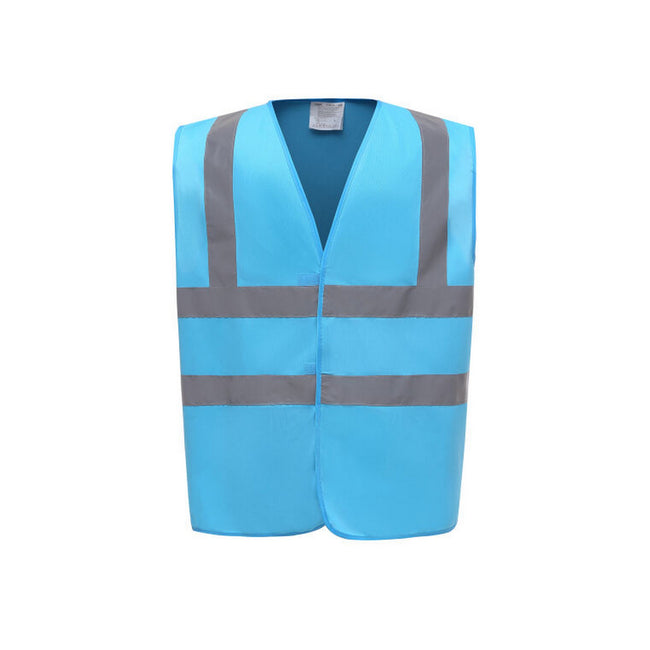 Sapphire Blue - Front - Yoko Mens High-Vis Waistcoat