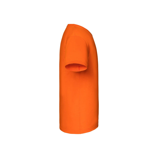 Orange - Side - Fruit of the Loom Childrens-Kids Iconic 150 T-Shirt