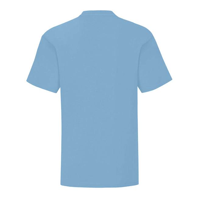 Sky Blue - Back - Fruit of the Loom Childrens-Kids Iconic 150 T-Shirt