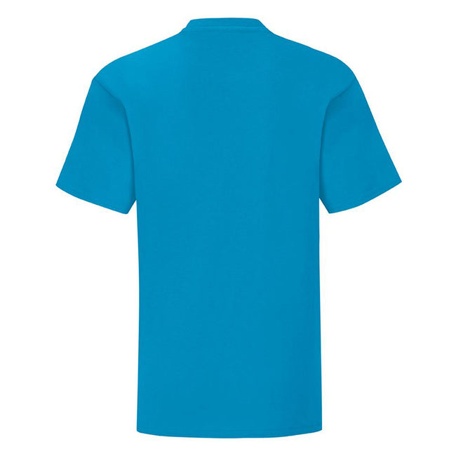 Azure - Back - Fruit of the Loom Childrens-Kids Iconic 150 T-Shirt