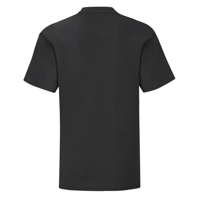 Black - Back - Fruit of the Loom Childrens-Kids Iconic 150 T-Shirt