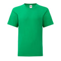 Kelly Green - Front - Fruit of the Loom Childrens-Kids Iconic 150 T-Shirt