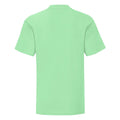Mint Green - Back - Fruit of the Loom Childrens-Kids Iconic 150 T-Shirt