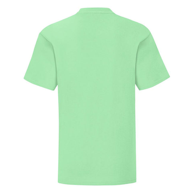 Mint Green - Back - Fruit of the Loom Childrens-Kids Iconic 150 T-Shirt