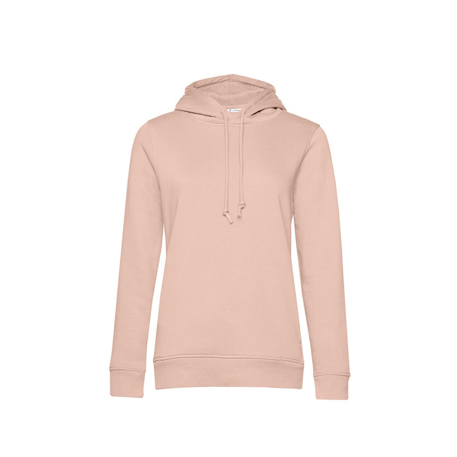 Soft Rose - Front - B&C Womens-Ladies Organic Hoodie
