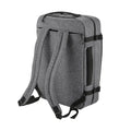 Grey Marl - Back - Bagbase Unisex Adult 40L 2 Wheeled Cabin Bag