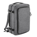Grey Marl - Front - Bagbase Unisex Adult 40L 2 Wheeled Cabin Bag