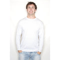 White - Side - Fruit of the Loom Mens Iconic 150 Classic Long-Sleeved T-Shirt