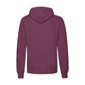 Burgundy - Back - Fruit of the Loom Mens R Hoodie