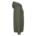 Classic Olive - Side - Fruit of the Loom Mens R Hoodie