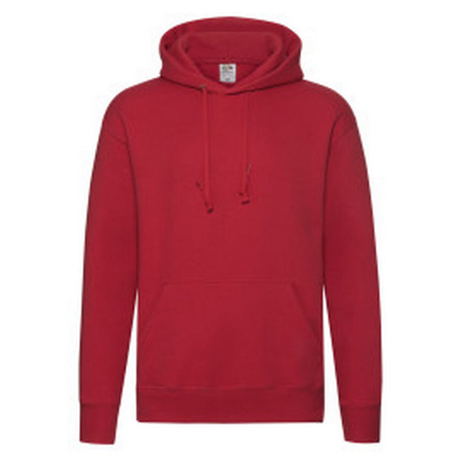 Red - Front - Fruit of the Loom Mens R Hoodie