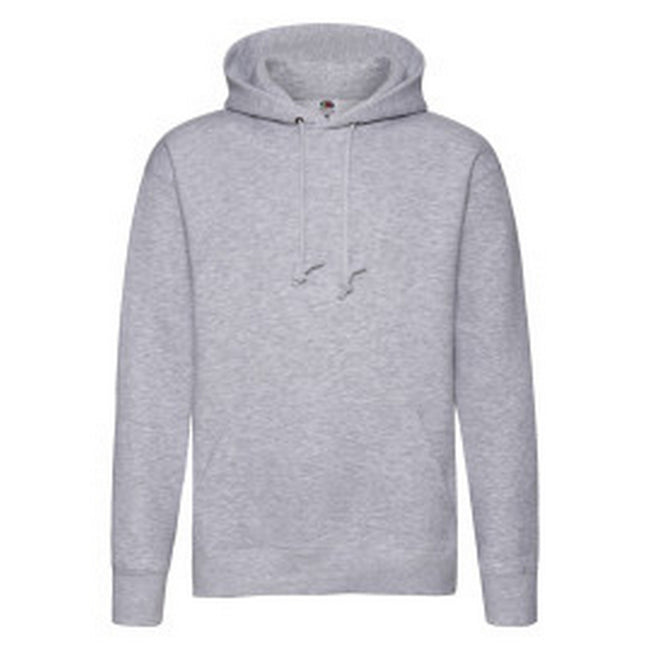 Heather Grey - Front - Fruit of the Loom Mens R Hoodie