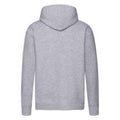 Heather Grey - Back - Fruit of the Loom Mens R Hoodie