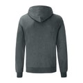 Charcoal - Back - Fruit of the Loom Mens R Hoodie