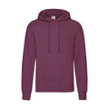 Burgundy - Front - Fruit of the Loom Mens R Hoodie