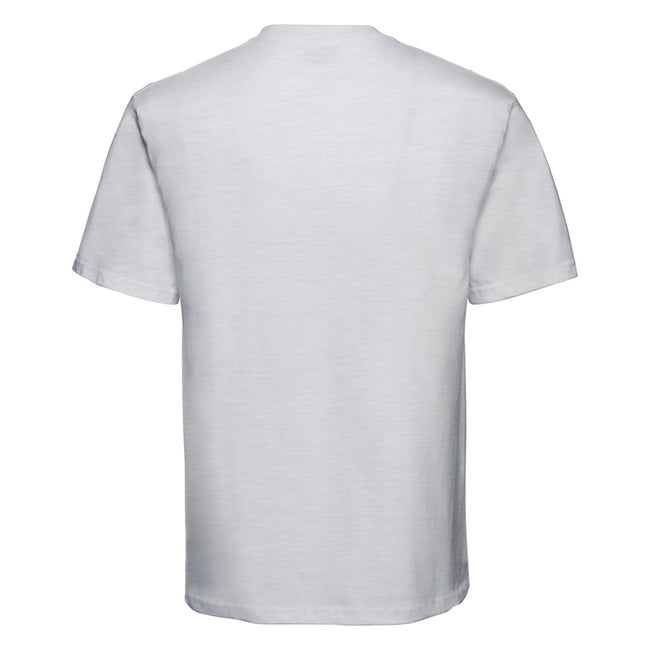 Grey - Side - Russell Mens Heavyweight T-Shirt
