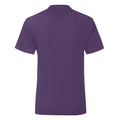 Purple - Back - Fruit of the Loom Girls Iconic 150 T-Shirt